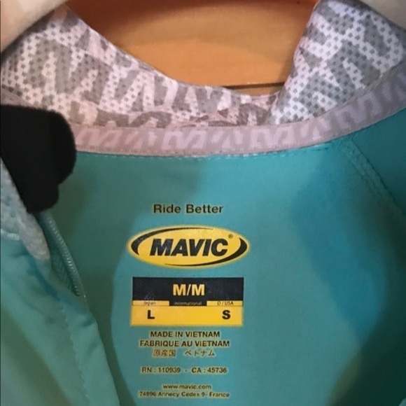 Turquoise Bicycle Jersey - Picture 3 of 4